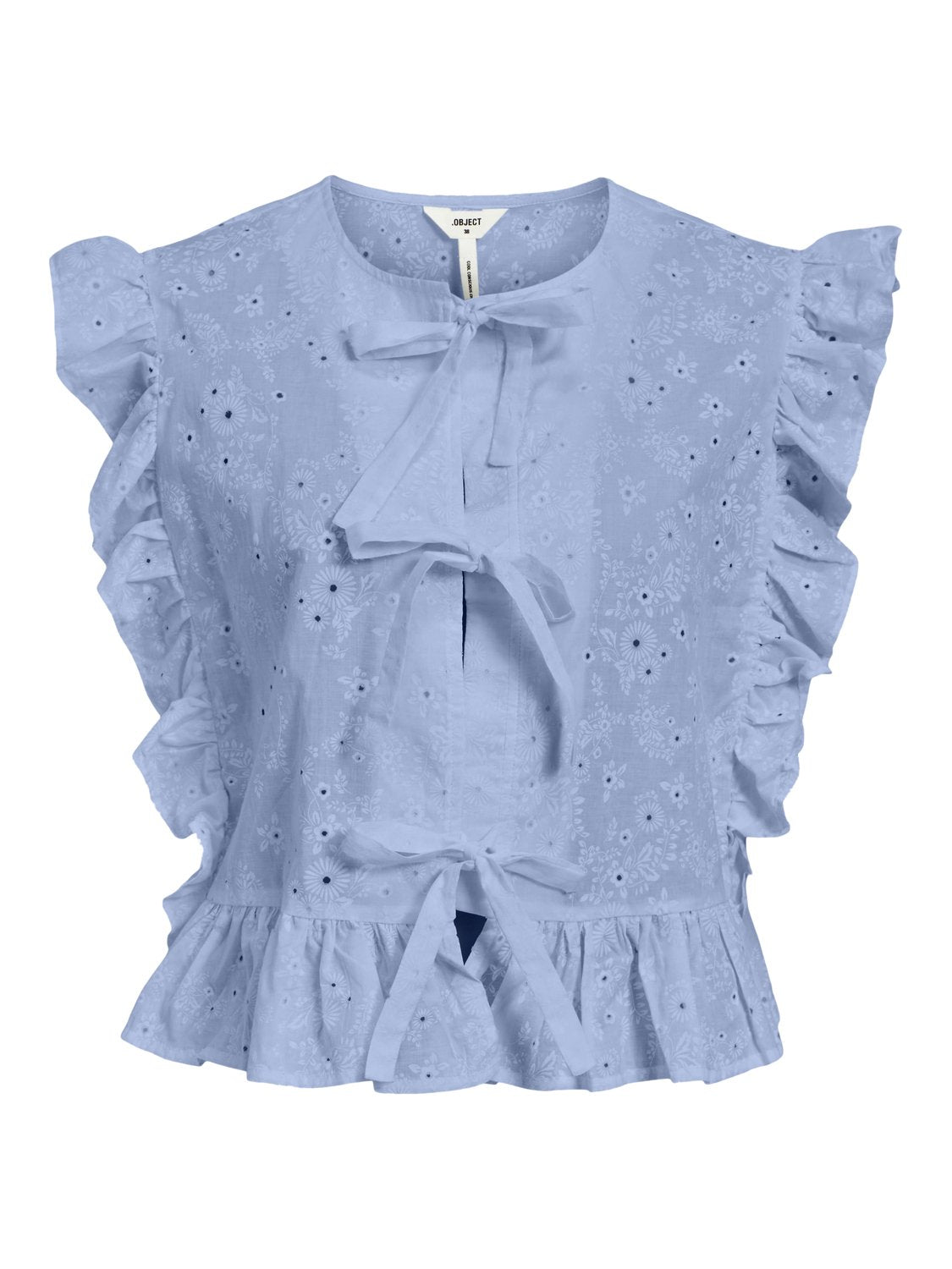 OBJCILIE T-Shirts & Tops - Brunnera Blue - VERO MODA & VILA Bergvik