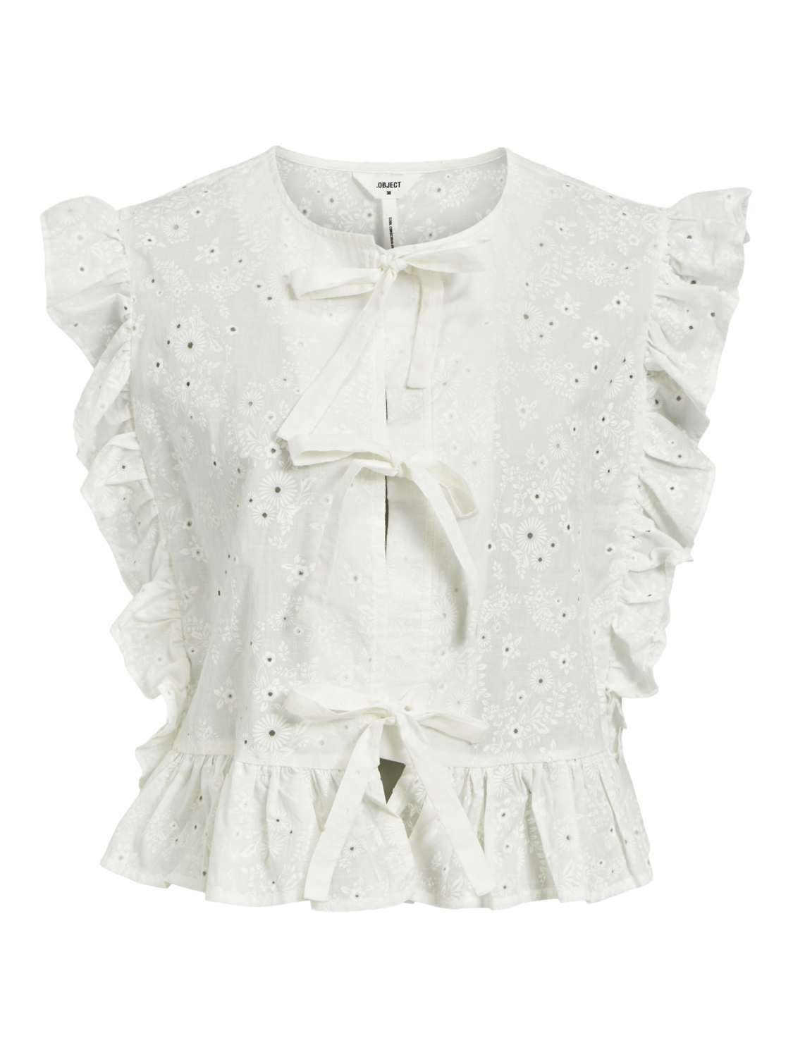 OBJCILIE T-Shirts & Tops - Cloud Dancer - VERO MODA & VILA Bergvik