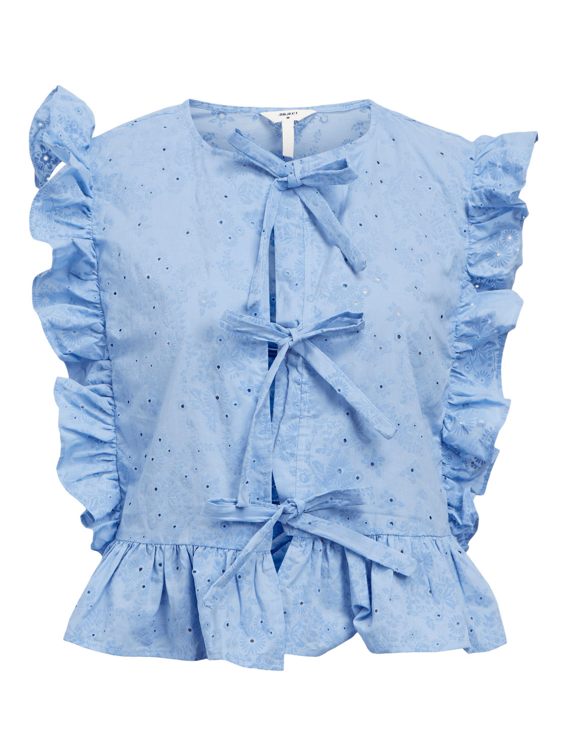 OBJCILIE Top - Cornflower Blue - VERO MODA & VILA Bergvik