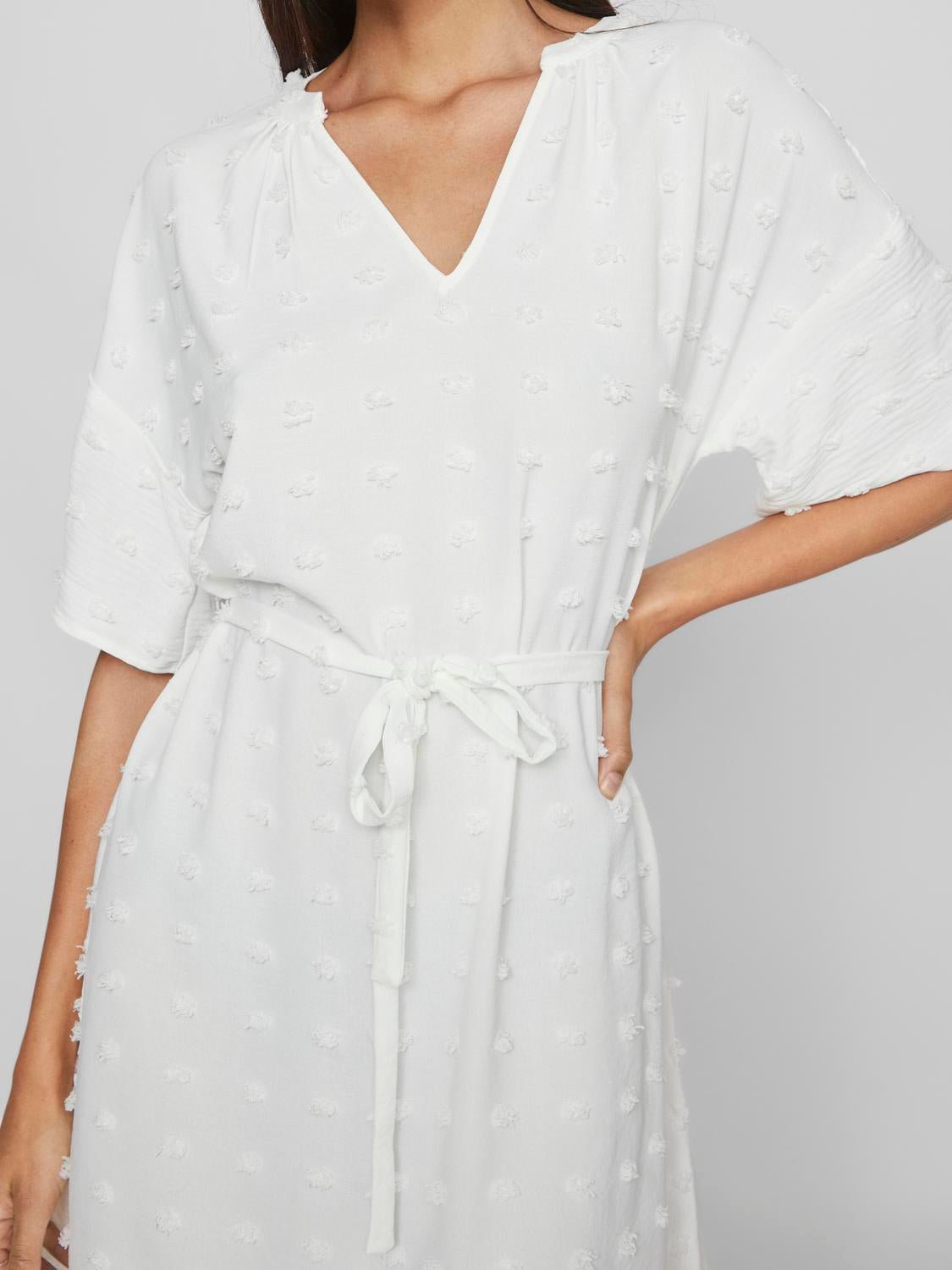VISILUA Dress - Cloud Dancer - VERO MODA & VILA Bergvik