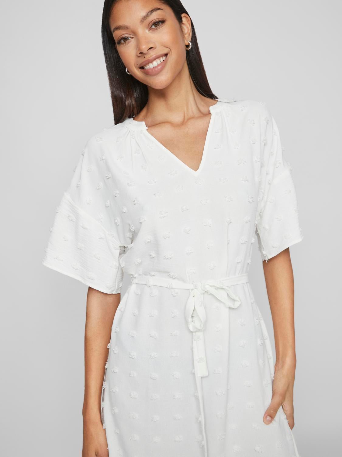 VISILUA Dress - Cloud Dancer - VERO MODA & VILA Bergvik