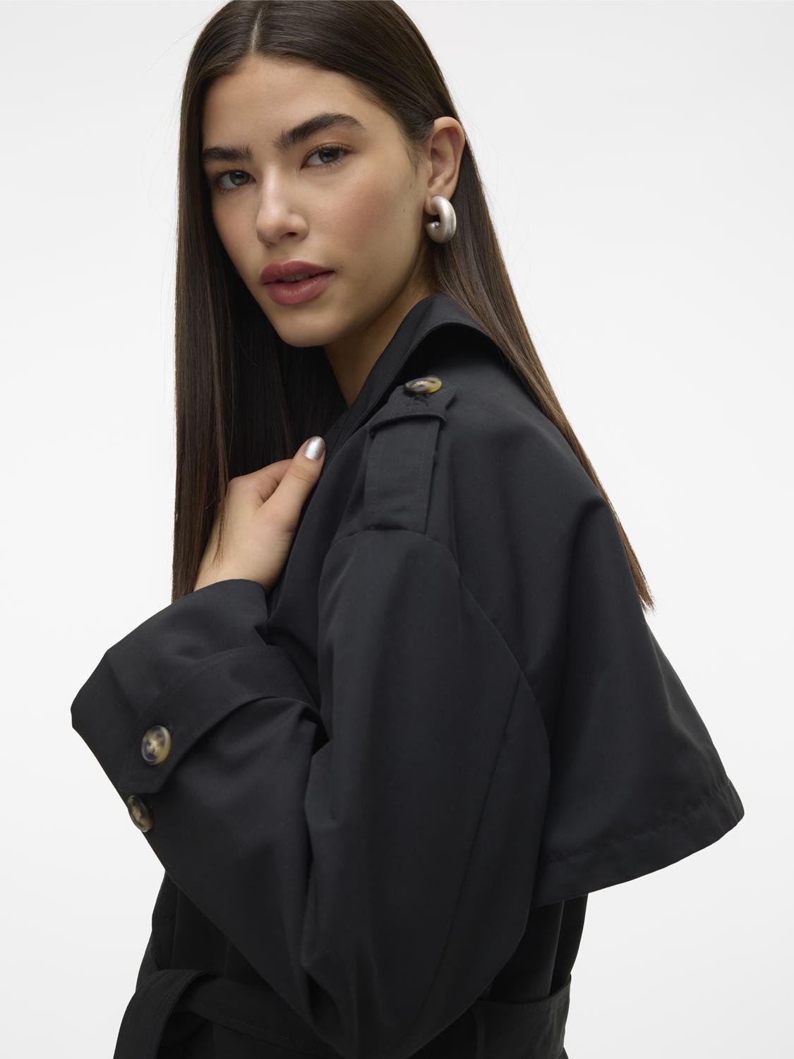 VMCHLOE Trenchcoat - Black - VERO MODA & VILA Bergvik