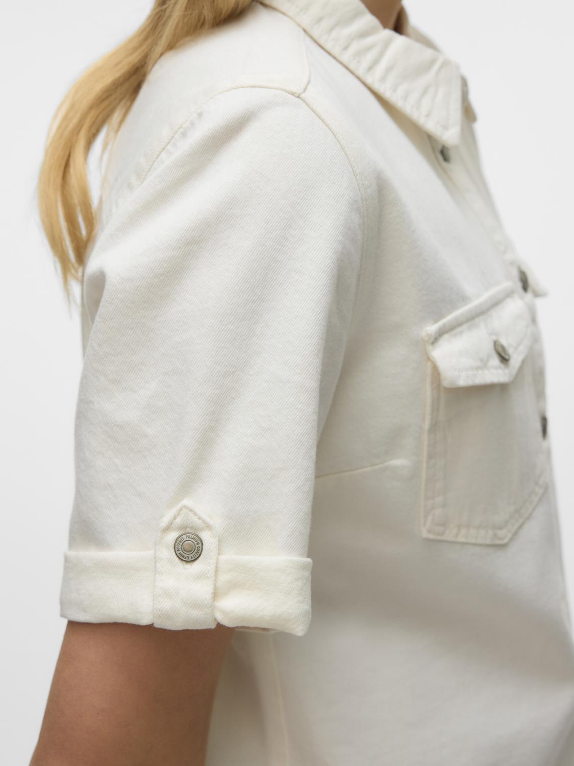 VMJENNIE Short Dress - Cloud Dancer - VERO MODA & VILA Bergvik
