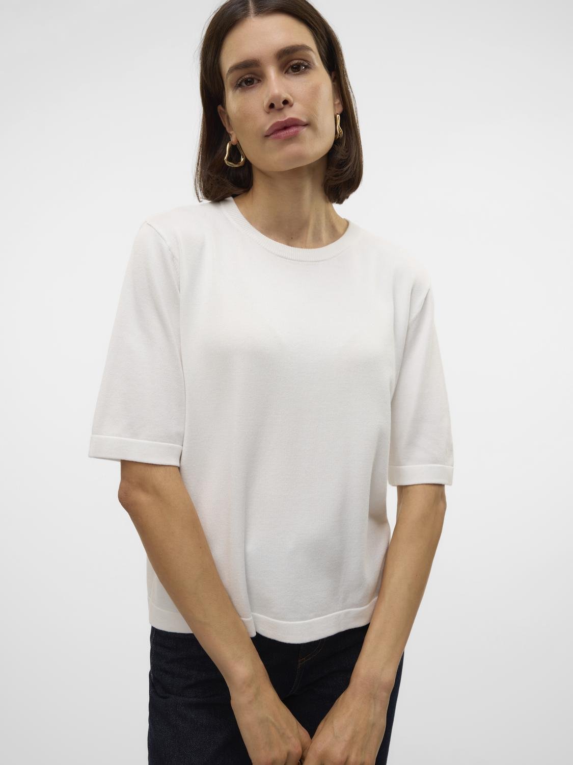 VMSILJE Pullover - Snow White - VERO MODA & VILA Bergvik