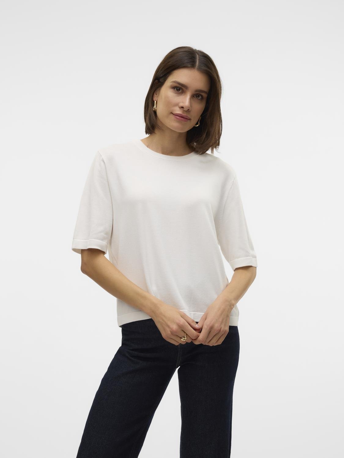 VMSILJE Pullover - Snow White - VERO MODA & VILA Bergvik