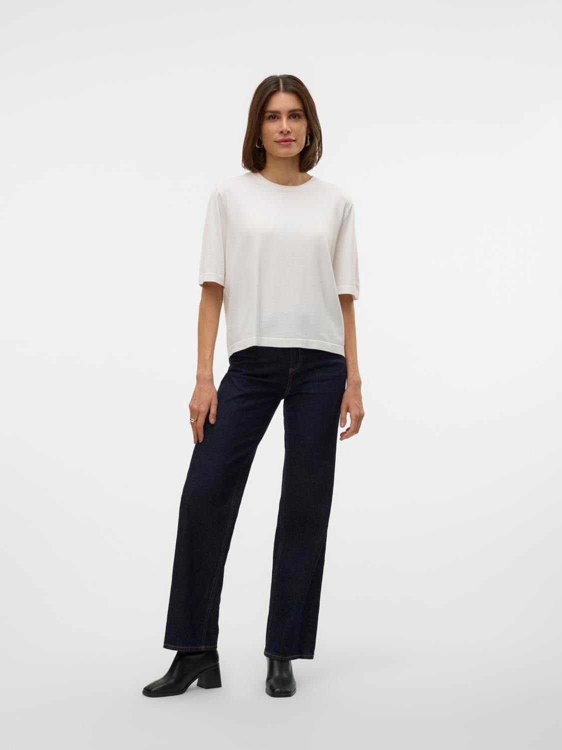 VMSILJE Pullover - Snow White - VERO MODA & VILA Bergvik