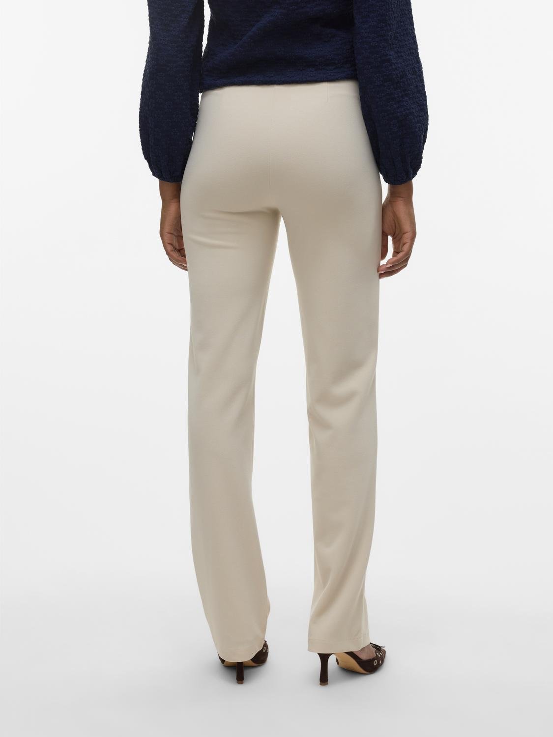 VMZAMIRA Trousers - Pumice Stone - VERO MODA & VILA Bergvik