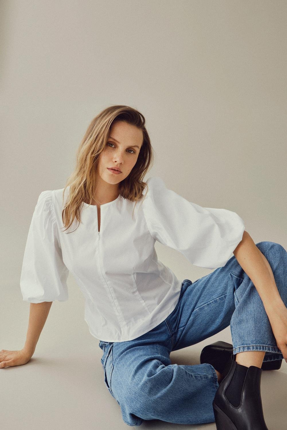 VIDELA T-Shirts & Tops - Cloud Dancer - VERO MODA & VILA Bergvik