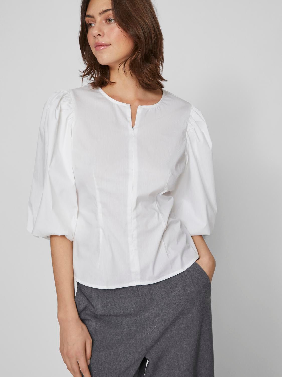 VIDELA T-Shirts & Tops - Cloud Dancer - VERO MODA & VILA Bergvik