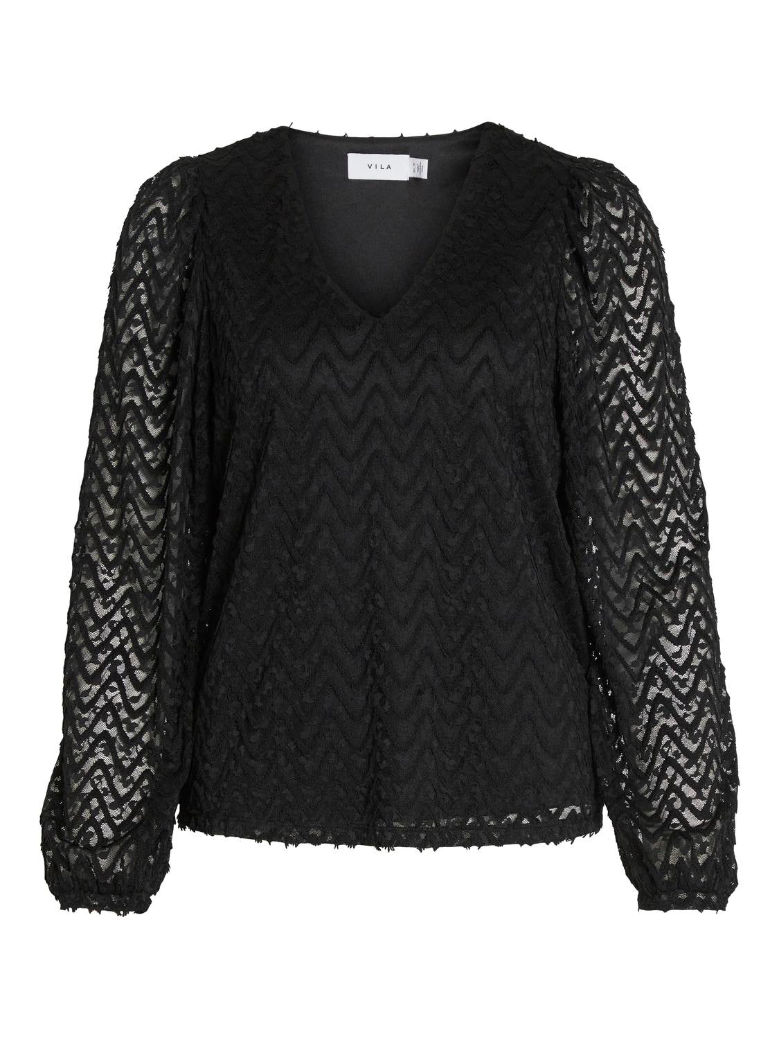 VIFARY T-Shirts & Tops - Black - VERO MODA & VILA Bergvik