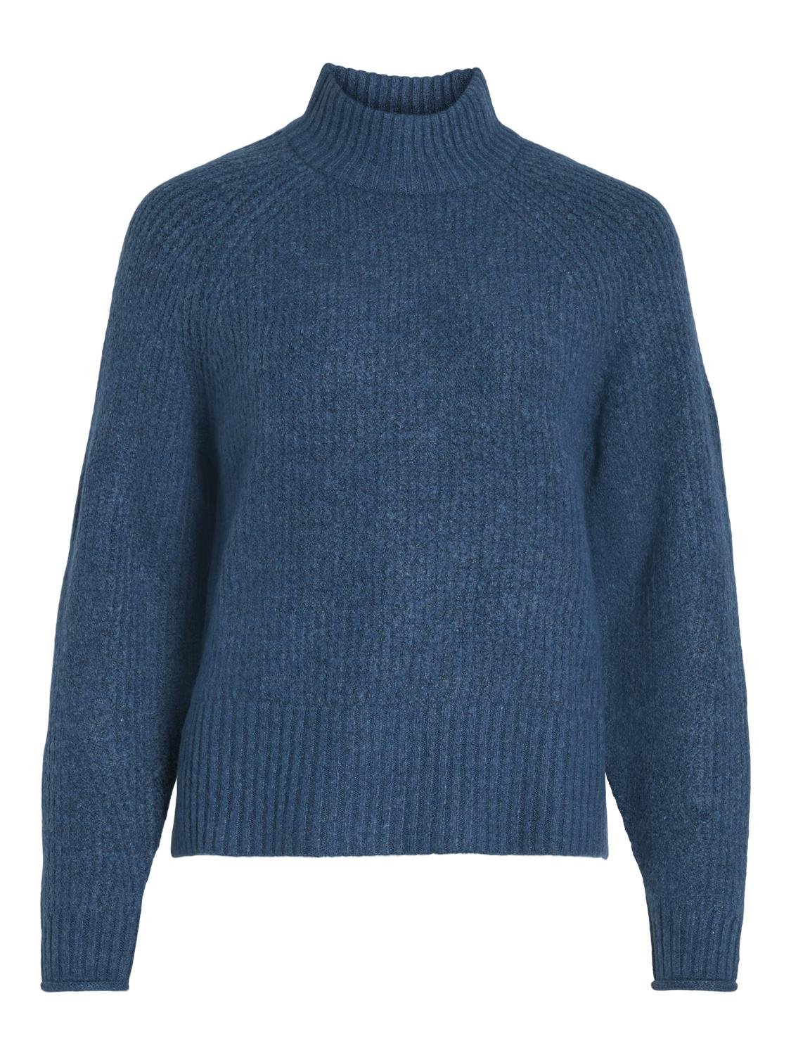 VIMELIA Pullover - Moroccan Blue - VERO MODA & VILA Bergvik
