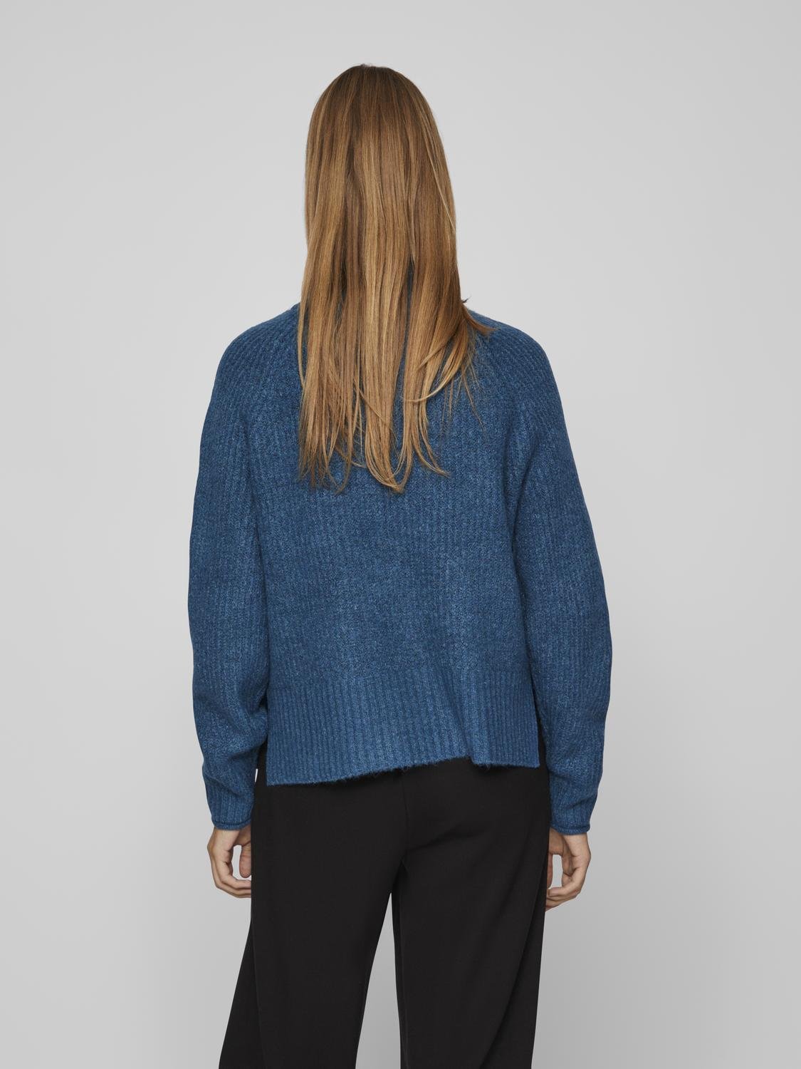 VIMELIA Pullover - Moroccan Blue - VERO MODA & VILA Bergvik
