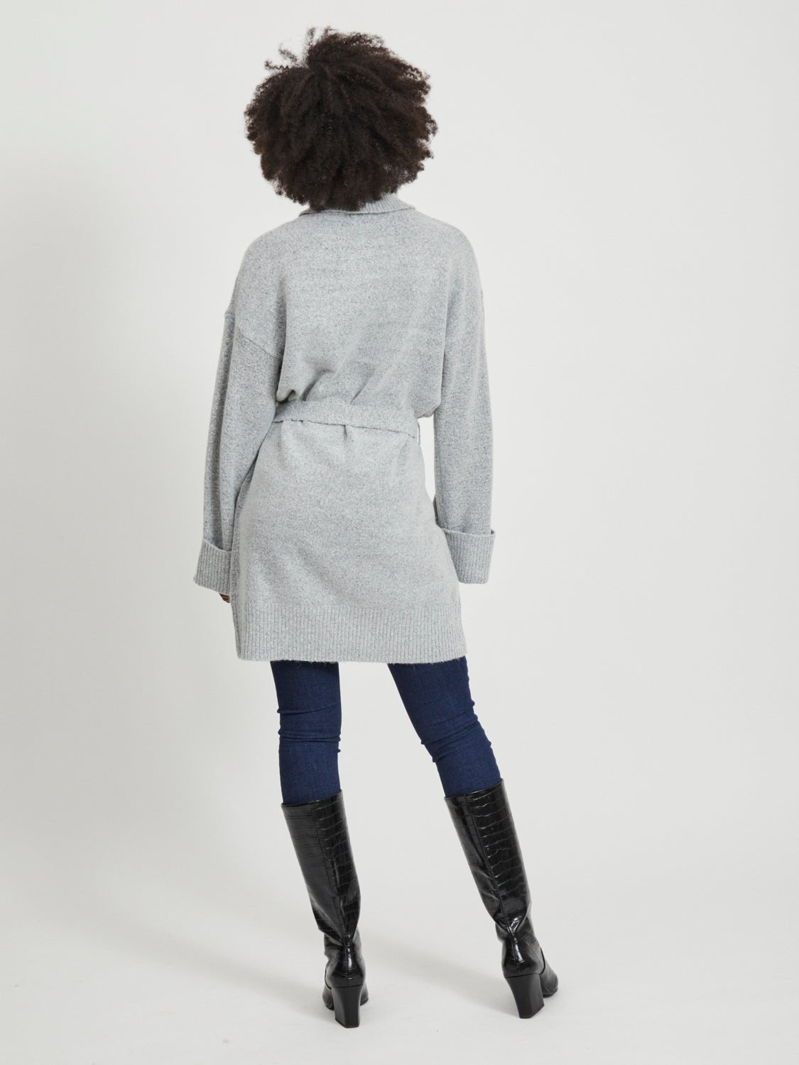 VIROLFIE Dress - Light Grey Melange - VERO MODA & VILA Bergvik