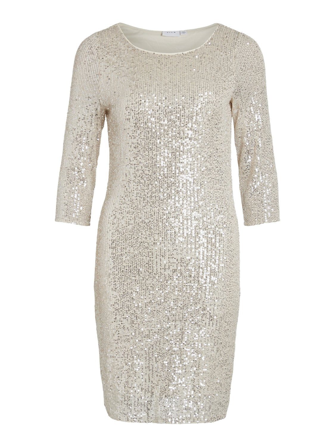 VISPARKLING Dress - Frosted Almond - VERO MODA & VILA Bergvik