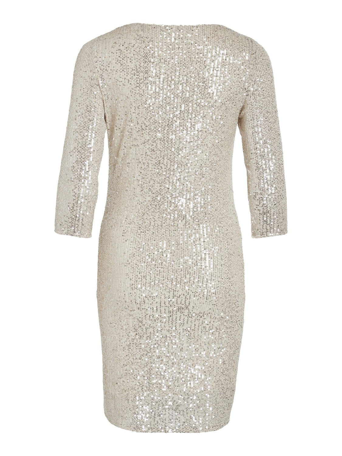 VISPARKLING Dress - Frosted Almond - VERO MODA & VILA Bergvik