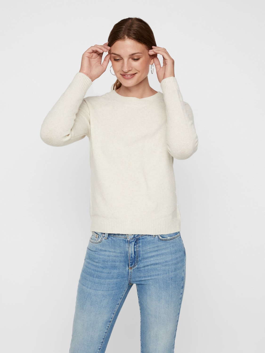 VMDOFFY Pullover - birch - VERO MODA & VILA Bergvik