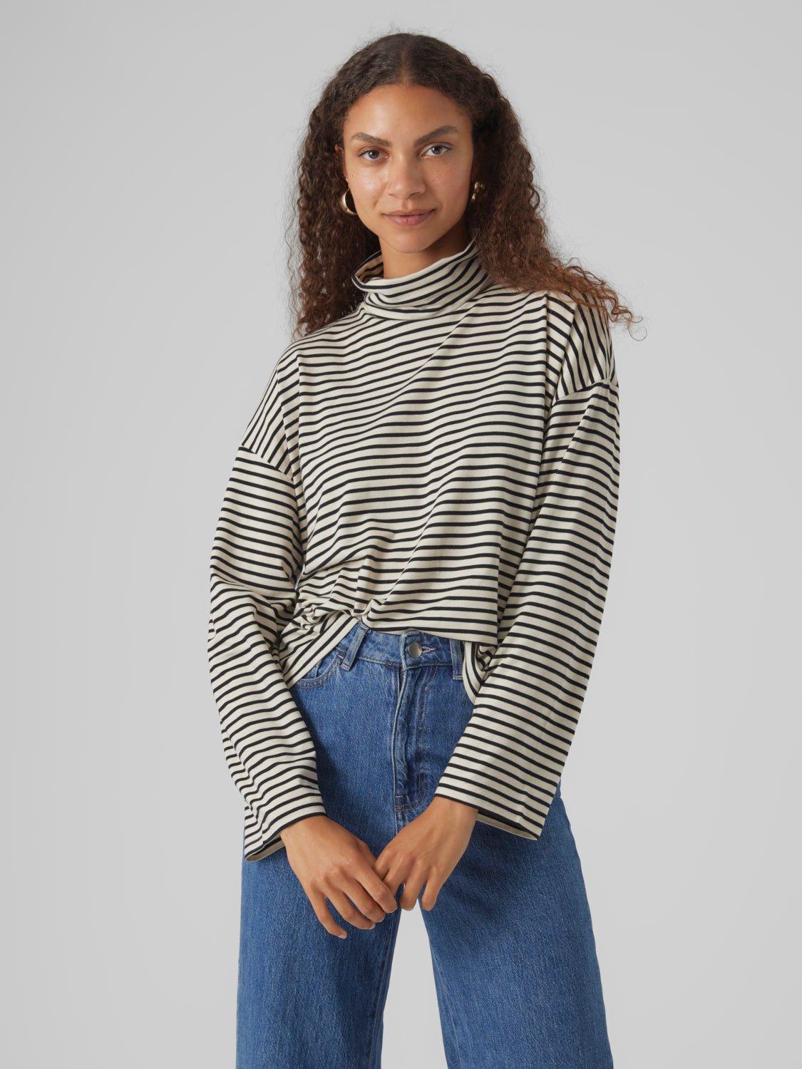VMFIONA Pullover - Birch - VERO MODA & VILA Bergvik