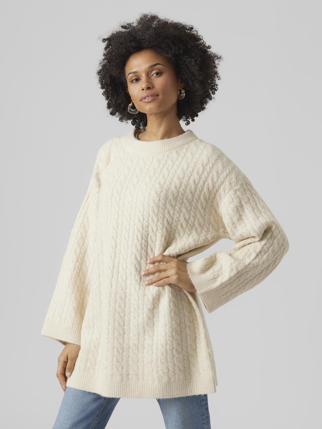 VMHEIDI Pullover - Birch - VERO MODA & VILA Bergvik