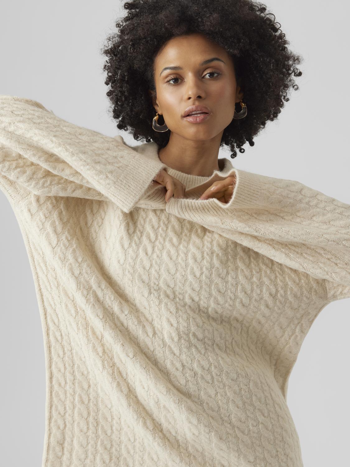 VMHEIDI Pullover - Birch - VERO MODA & VILA Bergvik