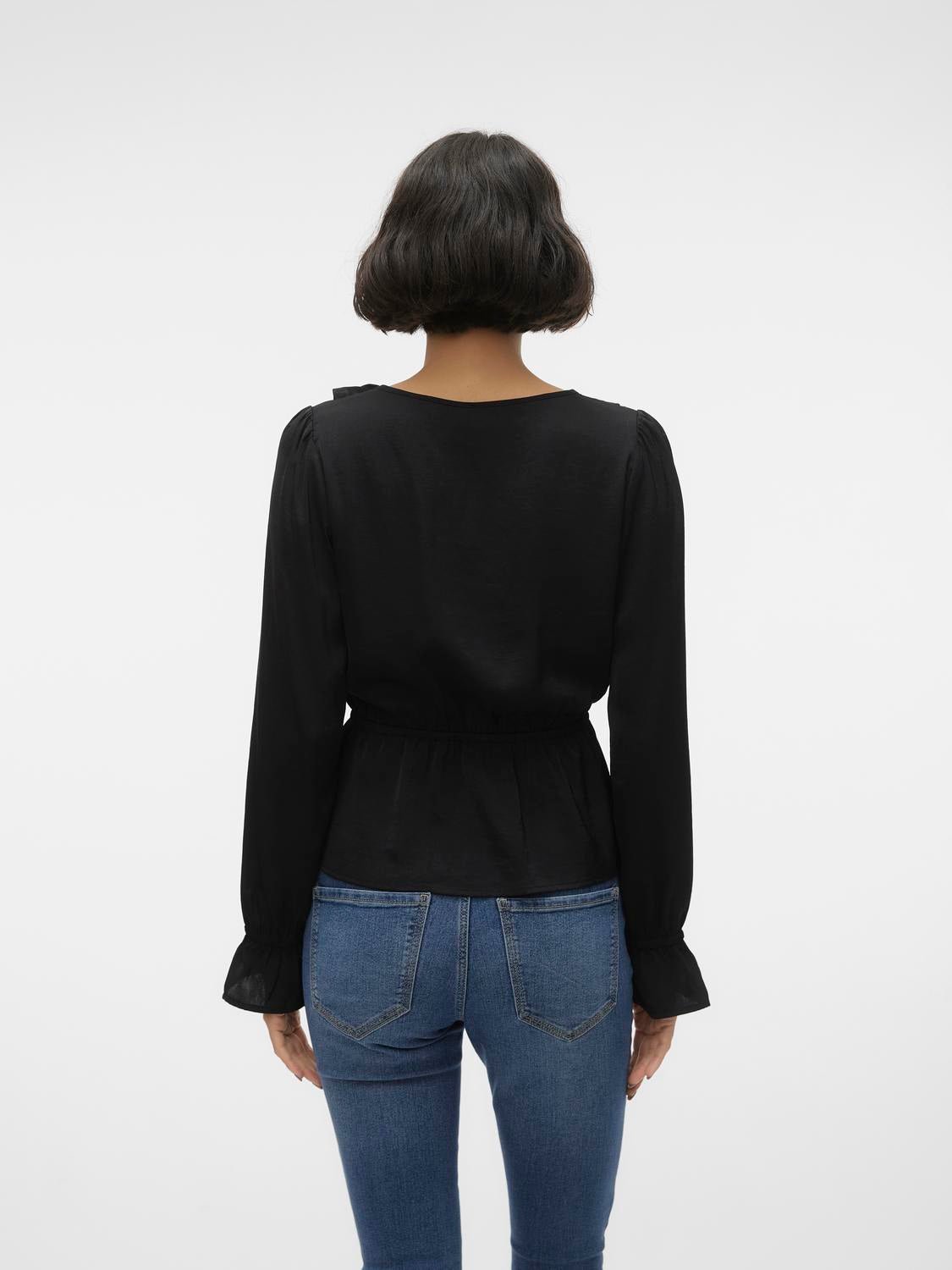 VMKATRINE T-Shirts & Tops - Black - VERO MODA & VILA Bergvik