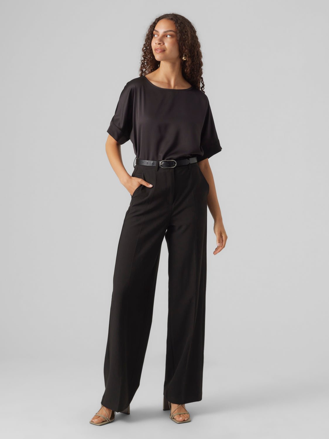 VMMERLE T-Shirts & Tops - Black - VERO MODA & VILA Bergvik
