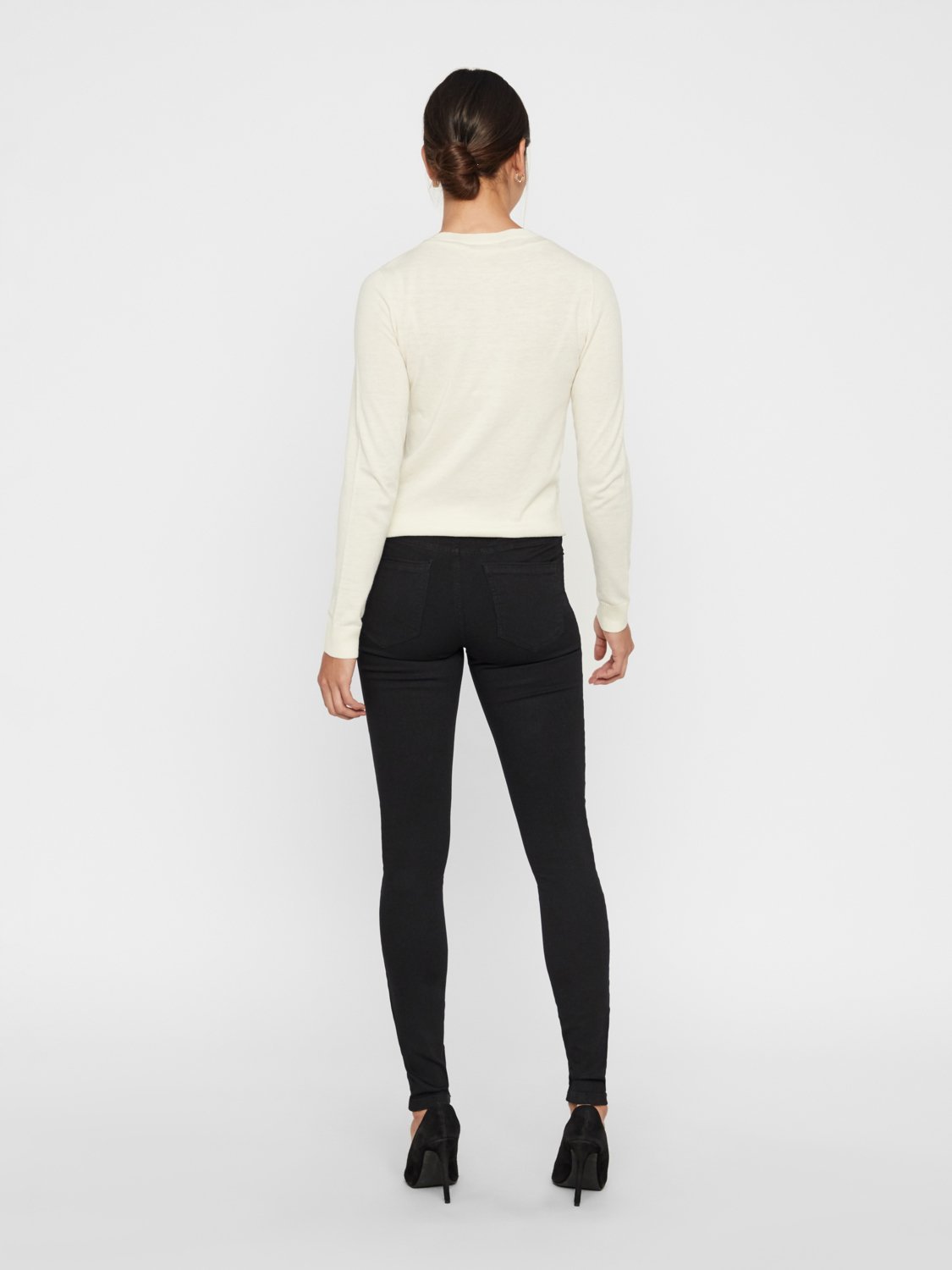 VMTANYA Pants - black - VERO MODA & VILA Bergvik