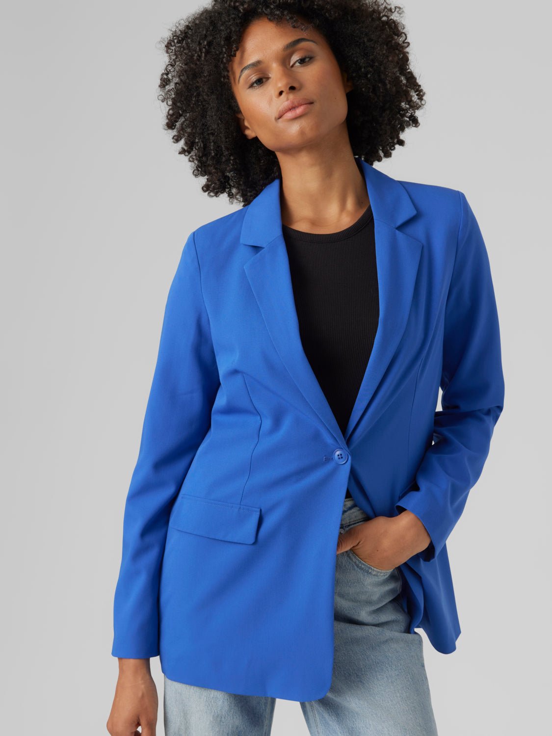 VMZELDA Blazer - Beaucoup Blue - VERO MODA & VILA Bergvik