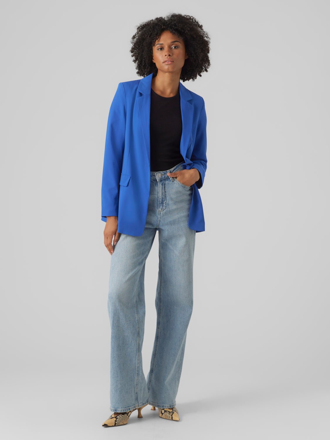 VMZELDA Blazer - Beaucoup Blue - VERO MODA & VILA Bergvik