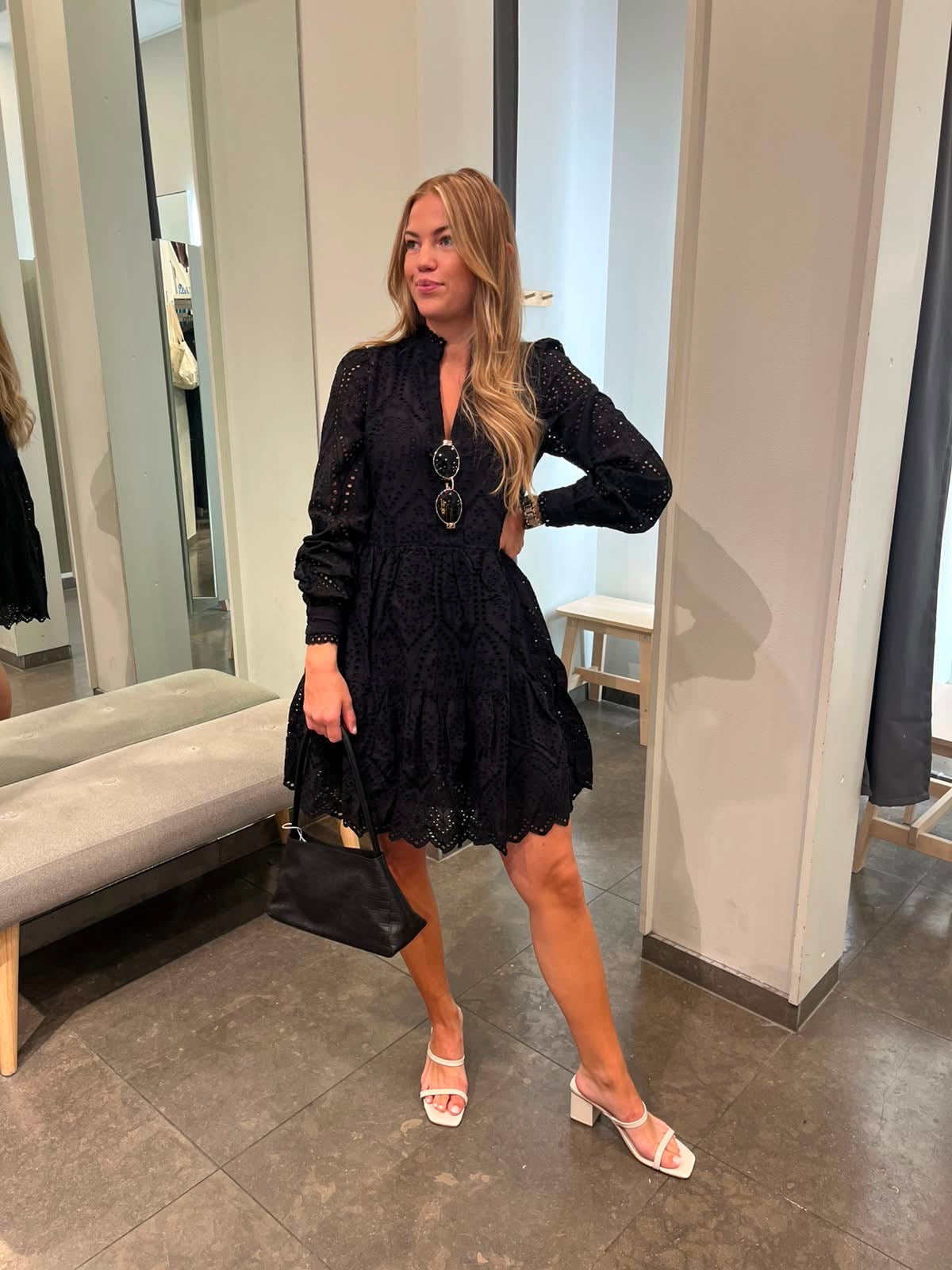 YASHOLI Short Dress - Black