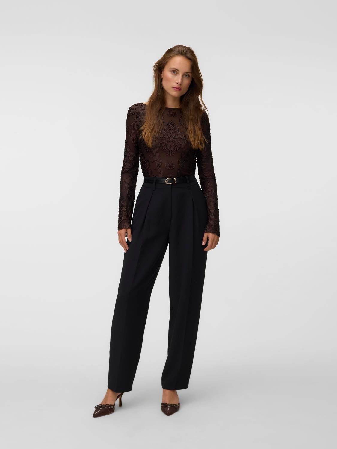 AWDAKOTA Top - Chocolate Torte - VERO MODA & VILA Bergvik