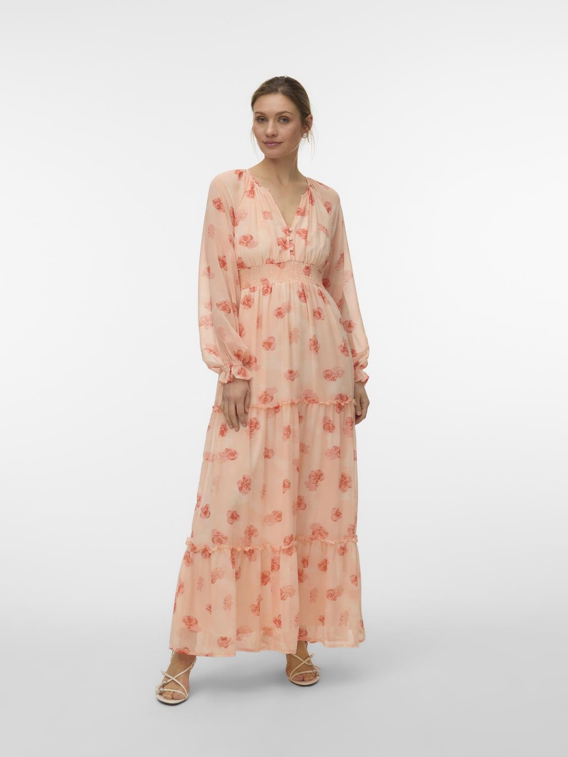 AWMAUDE Long Dress - Pearl - VERO MODA & VILA Bergvik