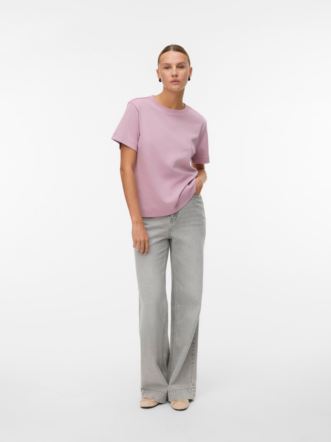 AWNAIMA T-shirt - Mauve Shadows - VERO MODA & VILA Bergvik