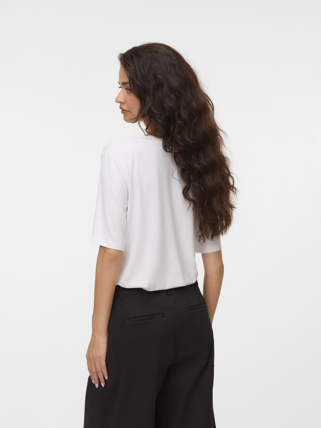 AWRITA T-shirt - Bright White - VERO MODA & VILA Bergvik
