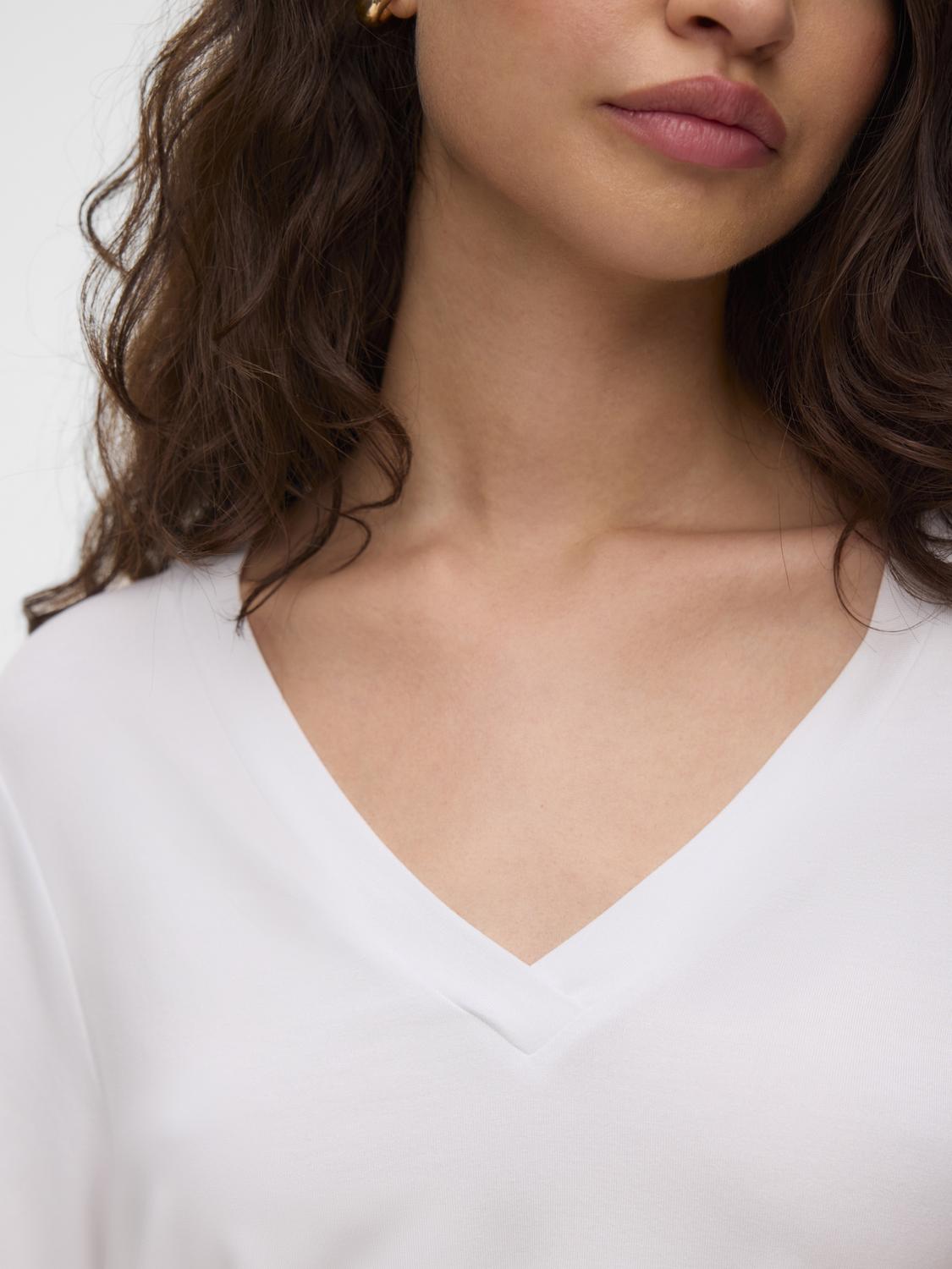 AWRITA T-shirt - Bright White - VERO MODA & VILA Bergvik