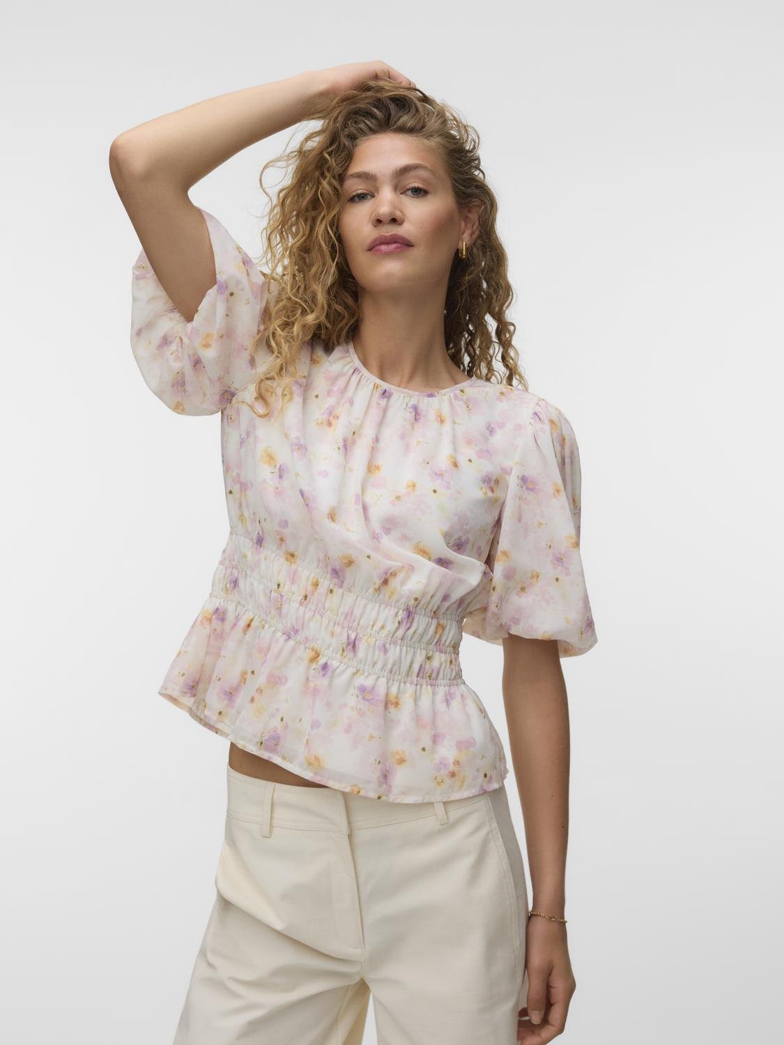 AWTALIHA Top - Birch - VERO MODA & VILA Bergvik