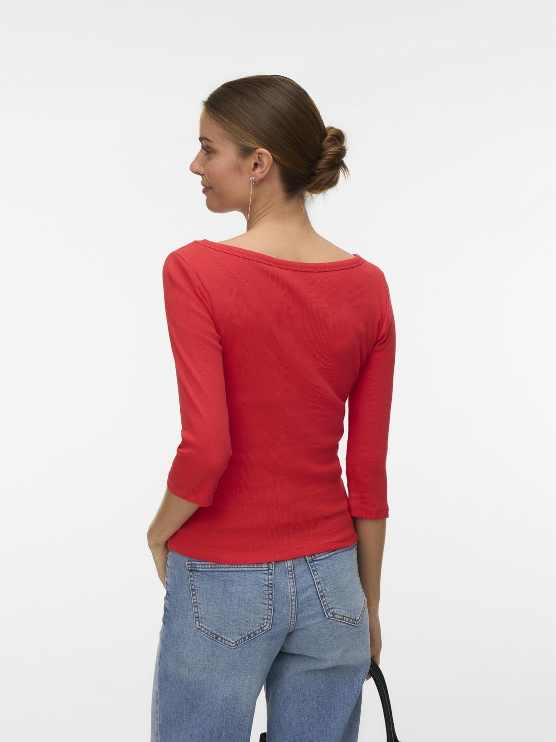 AWTHEA Top - High Risk Red - VERO MODA & VILA Bergvik