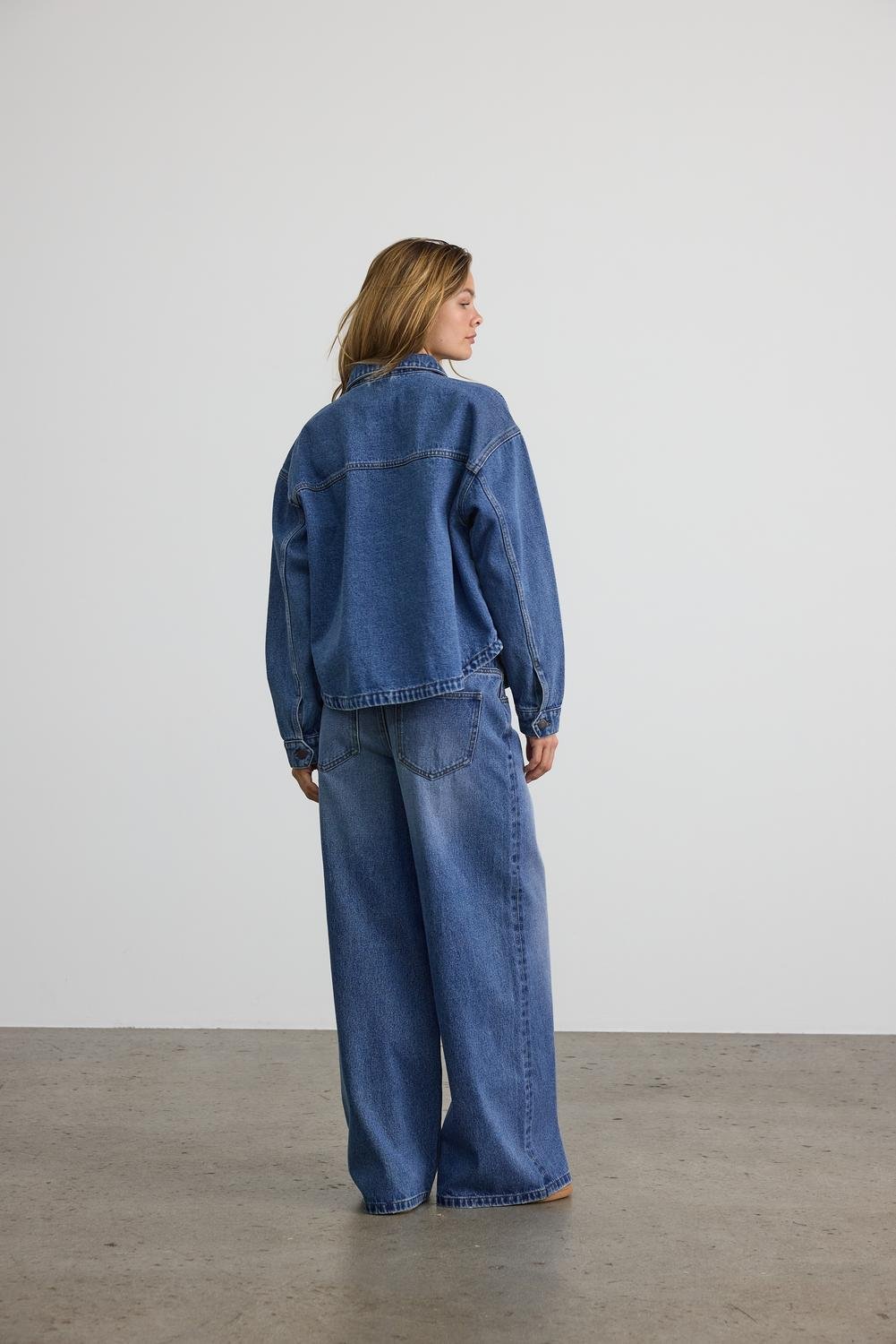 NMKETTIE Denim Jacket - Medium Blue Denim - VERO MODA & VILA Bergvik