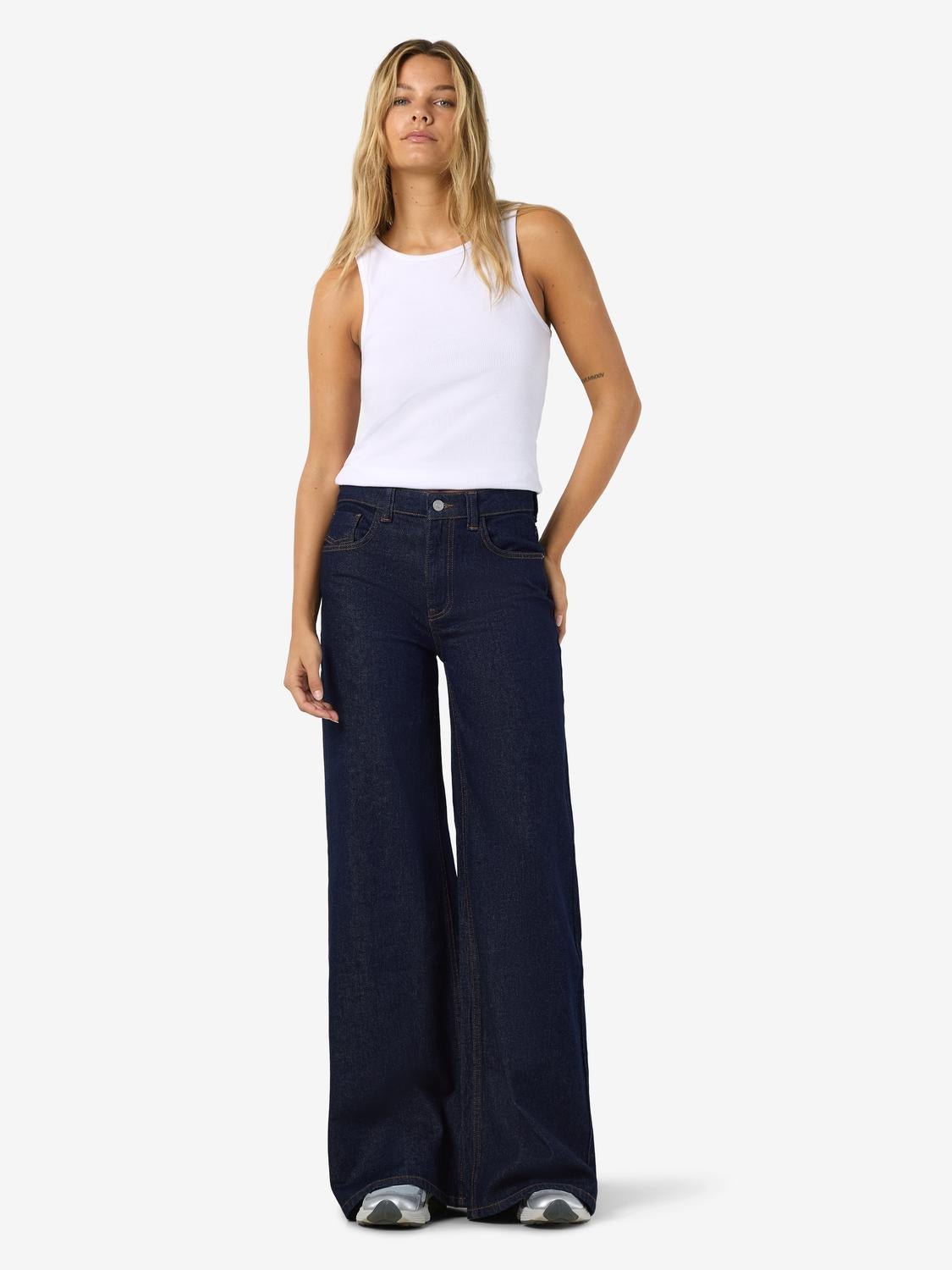 NMNELLIE Jeans - Dark Blue Denim - VERO MODA & VILA Bergvik