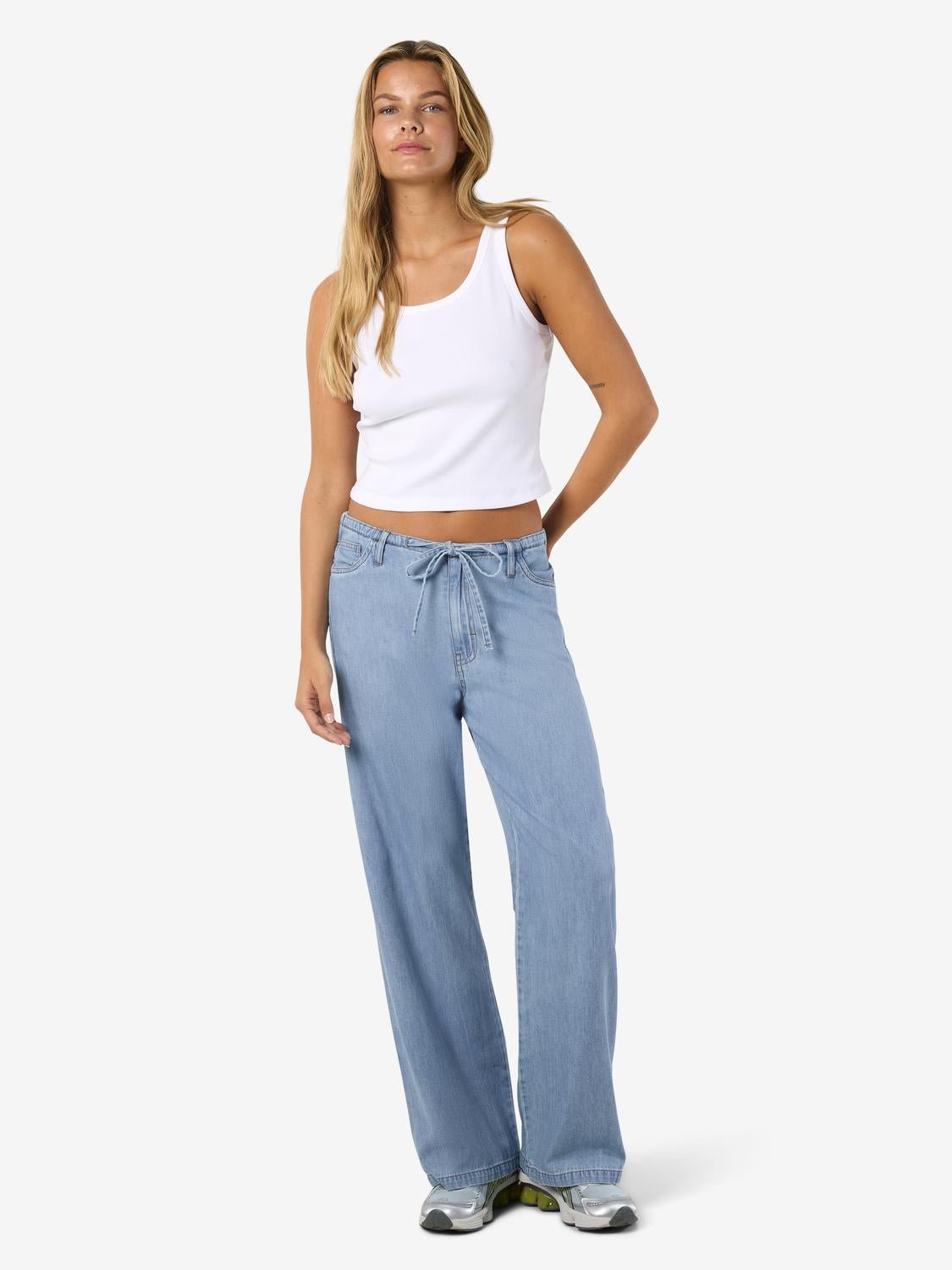 NMRINE Trousers - Light Blue Denim - VERO MODA & VILA Bergvik