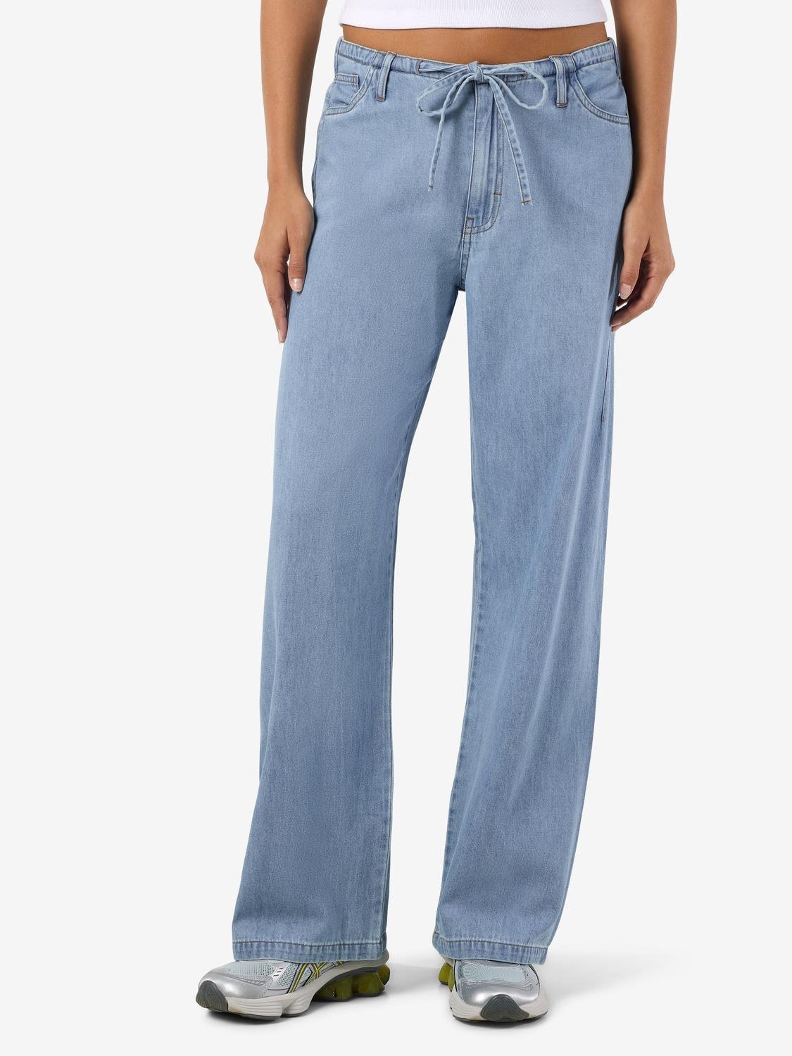NMRINE Trousers - Light Blue Denim - VERO MODA & VILA Bergvik