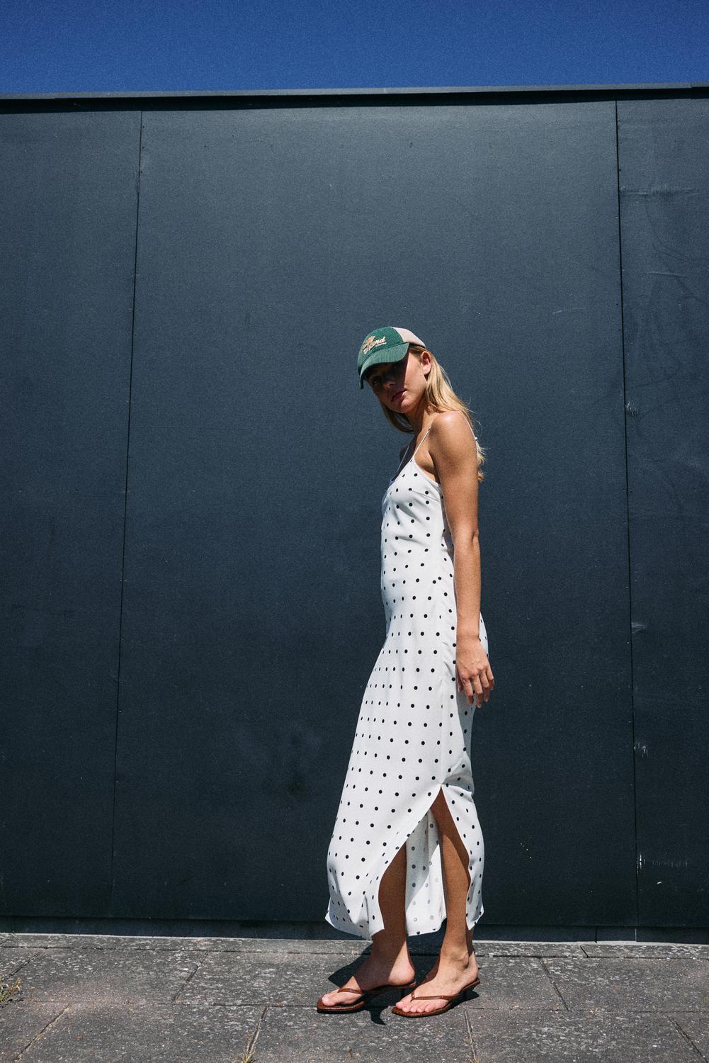 NMSOPHIE Long Dress - Cloud Dancer - VERO MODA & VILA Bergvik