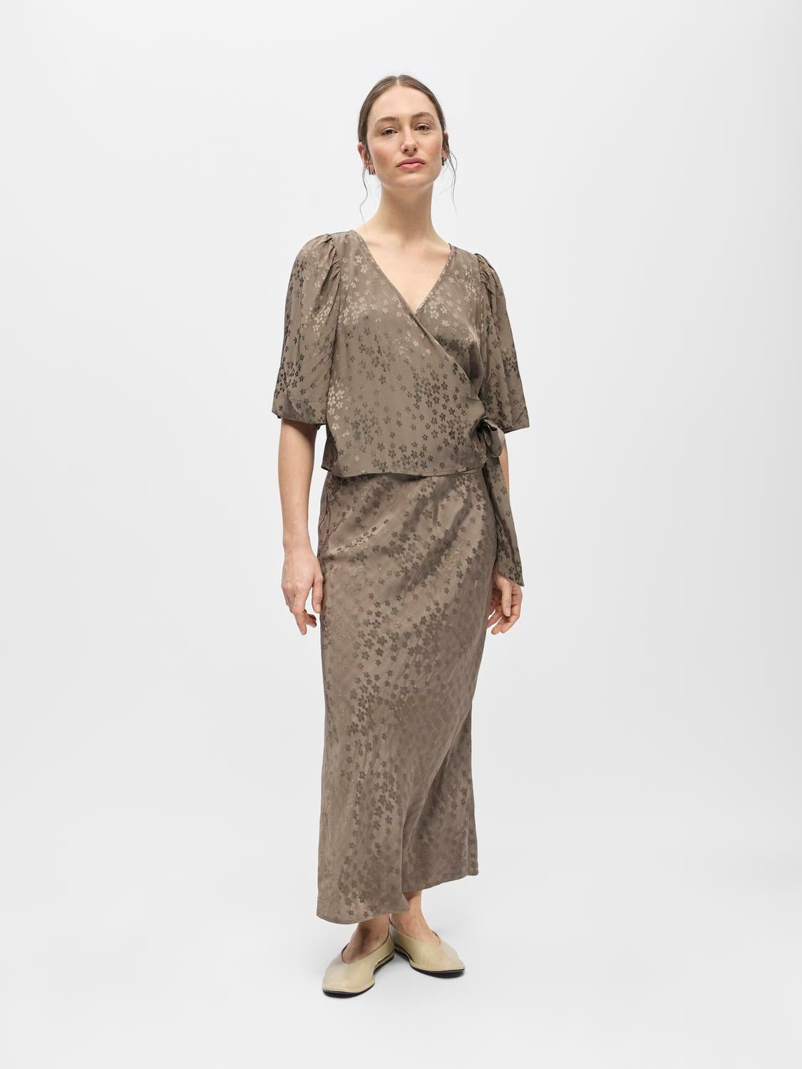 OBJBELA Top - Morel - VERO MODA & VILA Bergvik