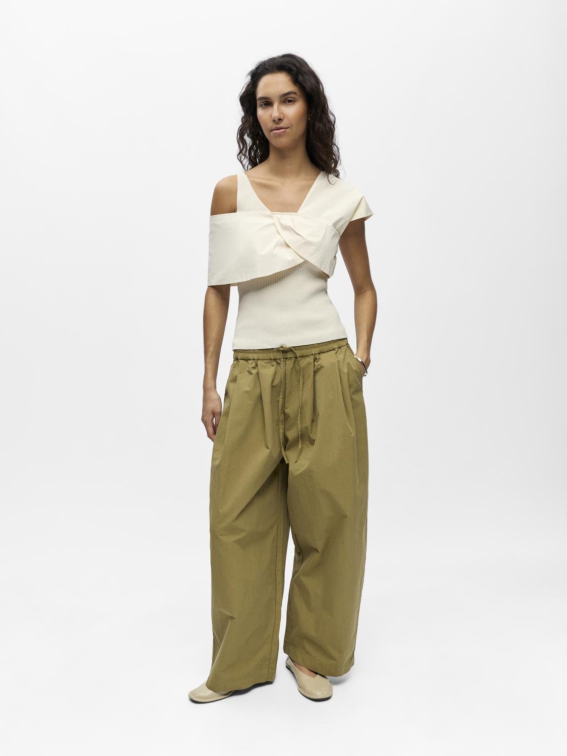 OBJBETZY Knitted Top - Birch - VERO MODA & VILA Bergvik