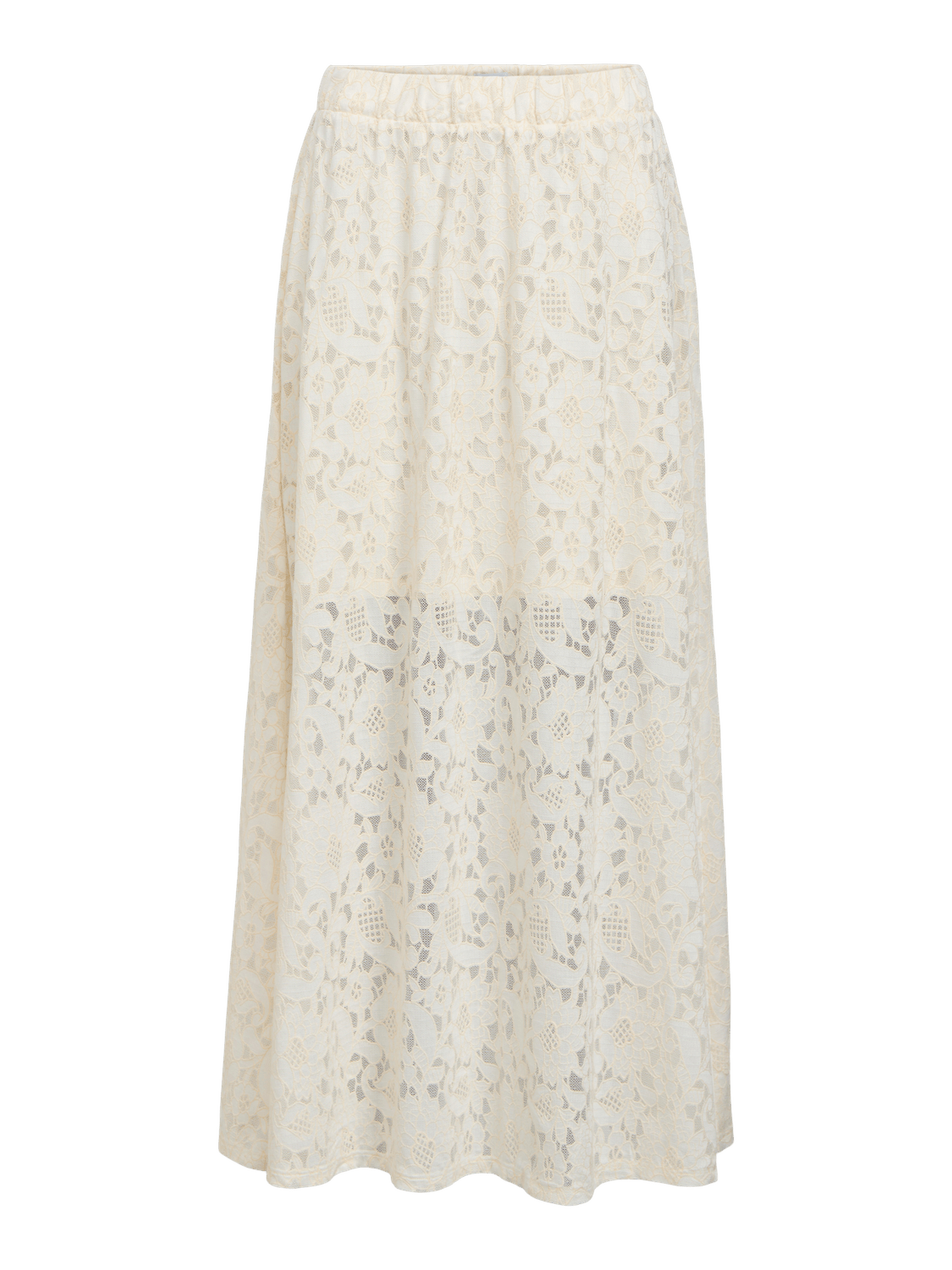 OBJBIANCA Long Skirt - White Sand - VERO MODA & VILA Bergvik