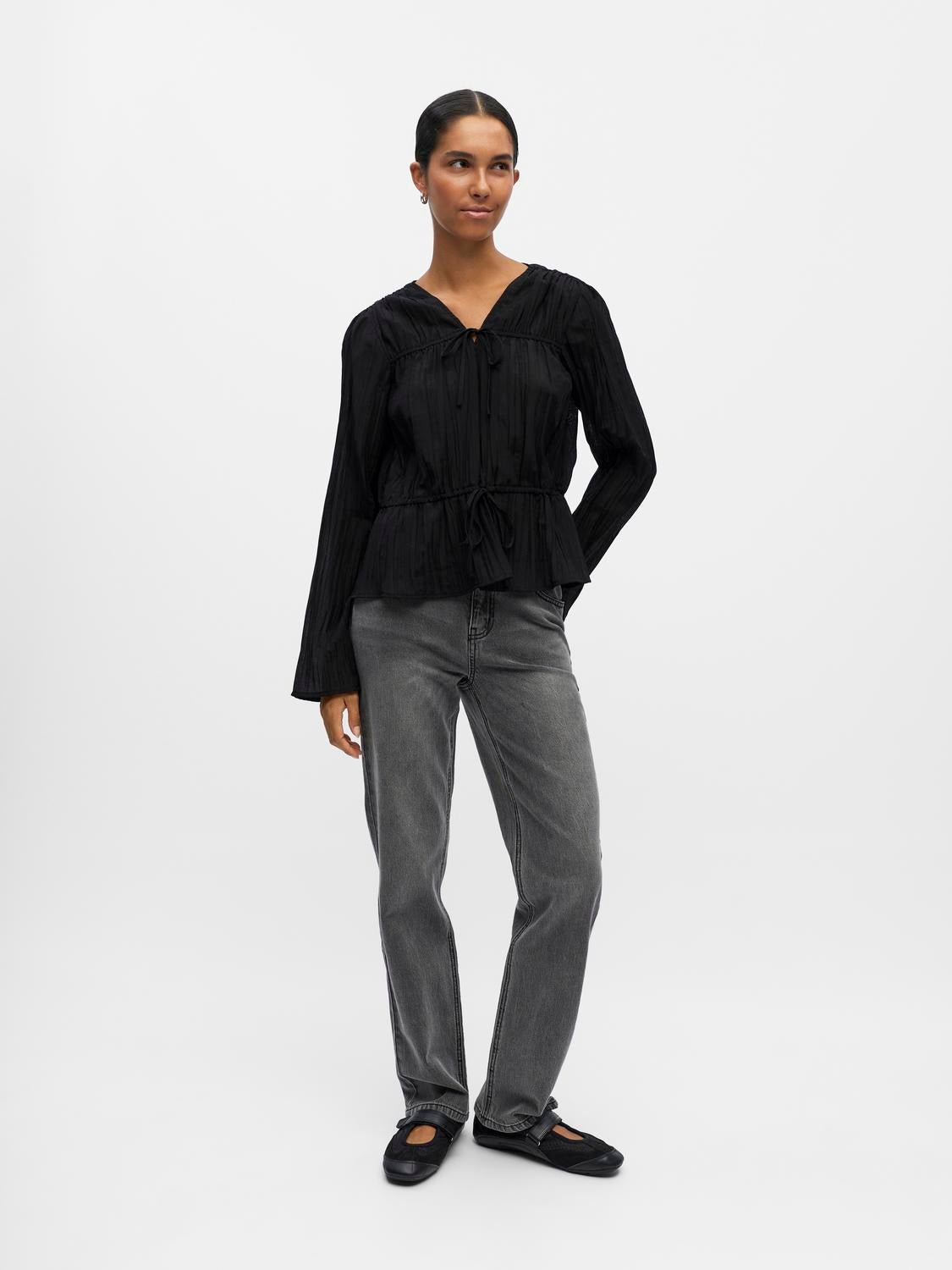 OBJBREA Top - Black - VERO MODA & VILA Bergvik