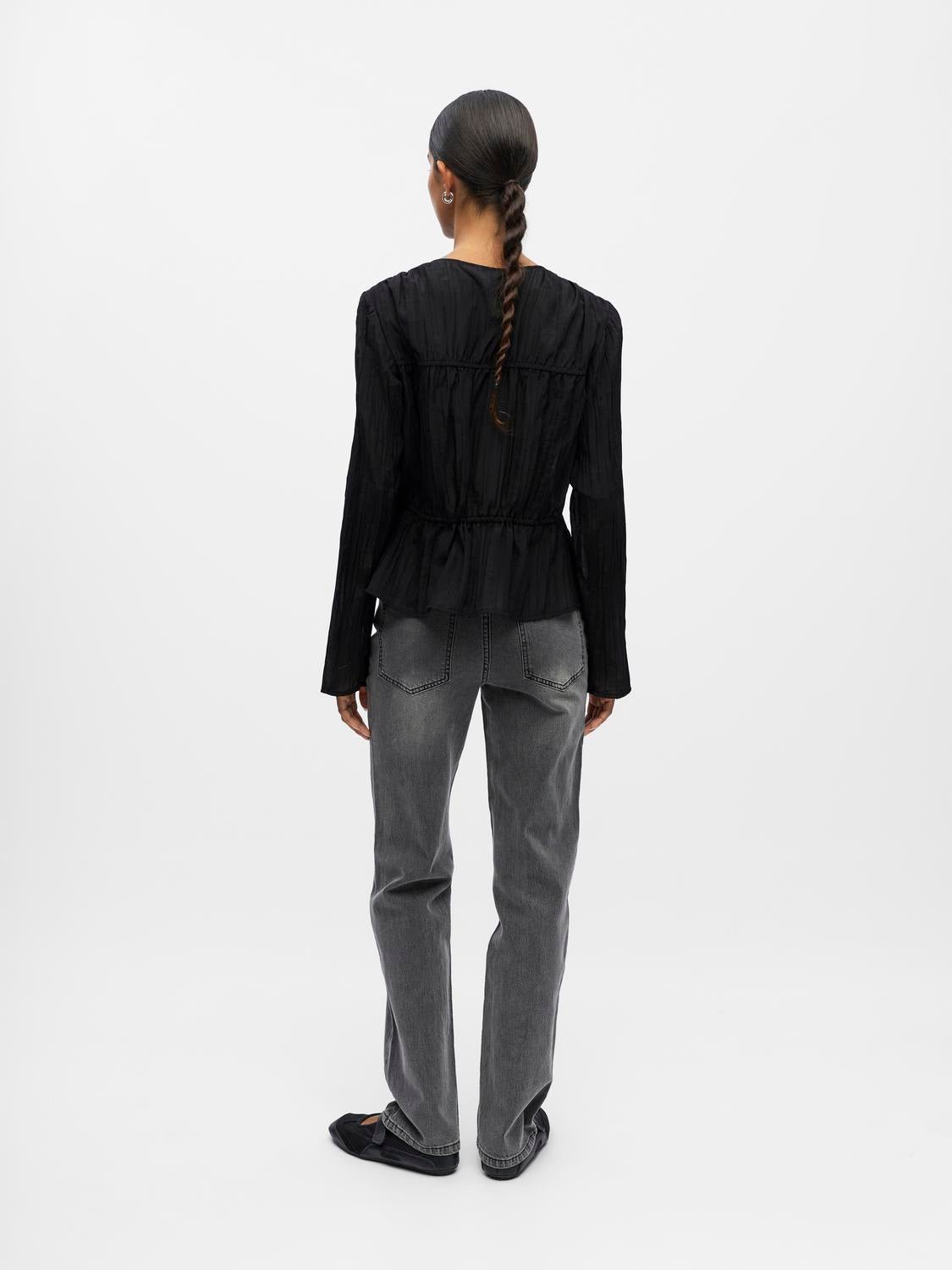 OBJBREA Top - Black - VERO MODA & VILA Bergvik