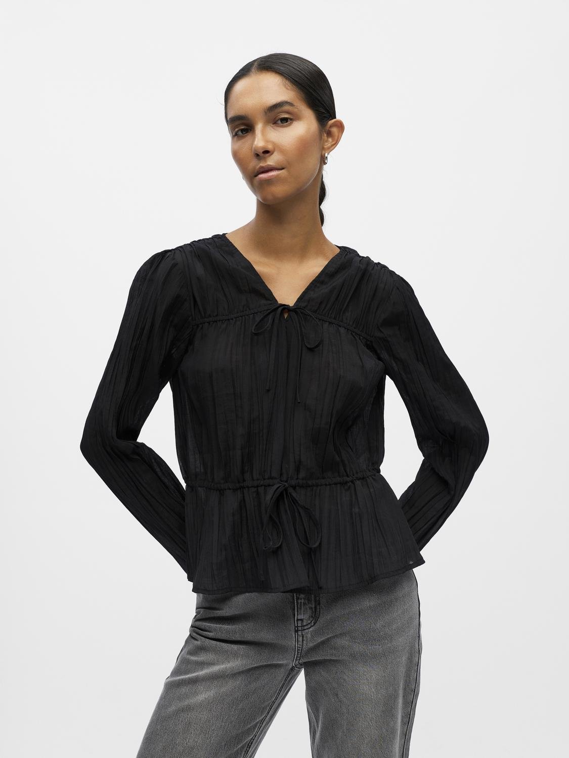 OBJBREA Top - Black - VERO MODA & VILA Bergvik