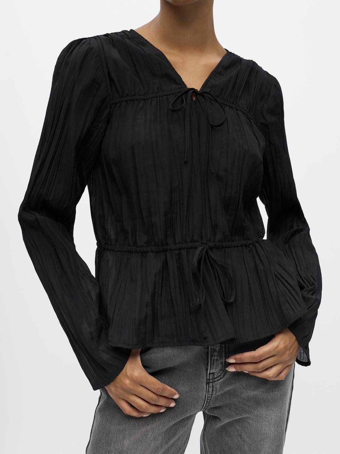 OBJBREA Top - Black - VERO MODA & VILA Bergvik