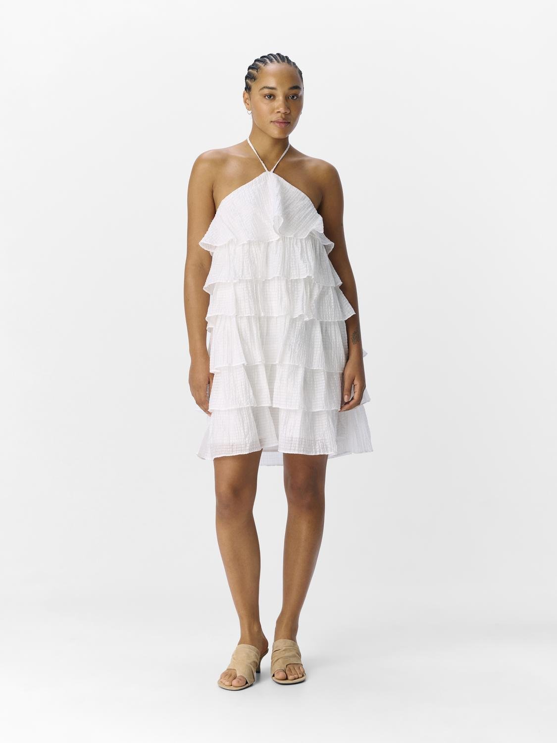 OBJBRITNEY Short Dress - White - VERO MODA & VILA Bergvik