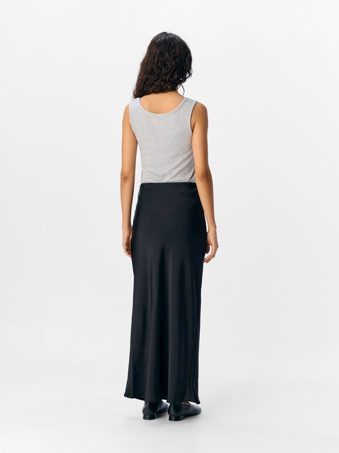 OBJCHILLI Long Skirt - Black - VERO MODA & VILA Bergvik